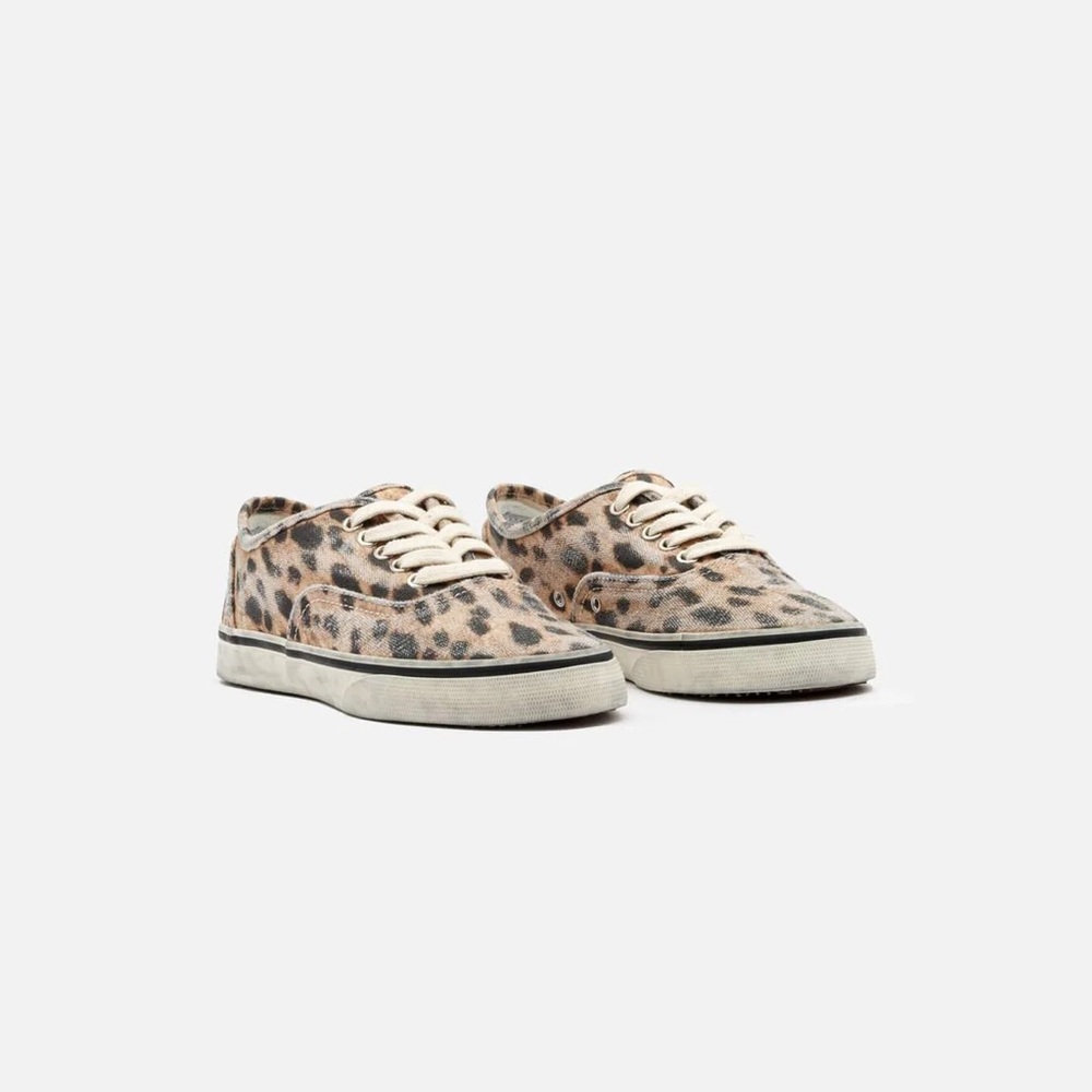 RE/DONE 70s Low Top Skate Sneakers – Leopard Print